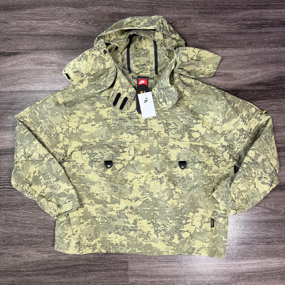 Nike Tech Woven CORDURA Jacket Camo Olive Black IF8494-276 XL NWT $450